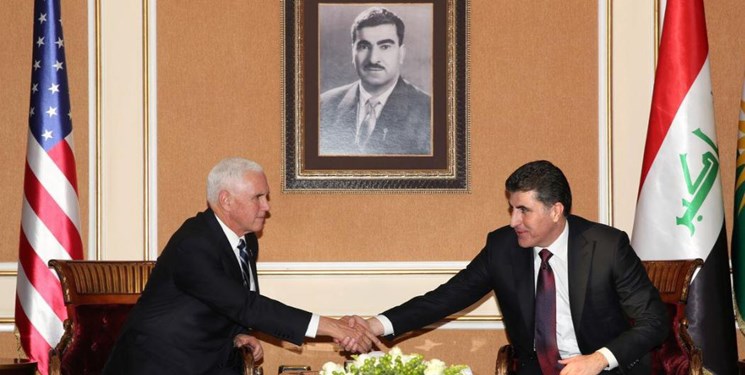 دیدار مایک پنس با بارزانی در اربیل دیدار مایک پنس با بارزانی در اربیل