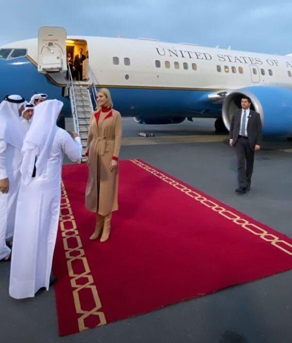 ایوانکا ترامپ در قطر/عکس