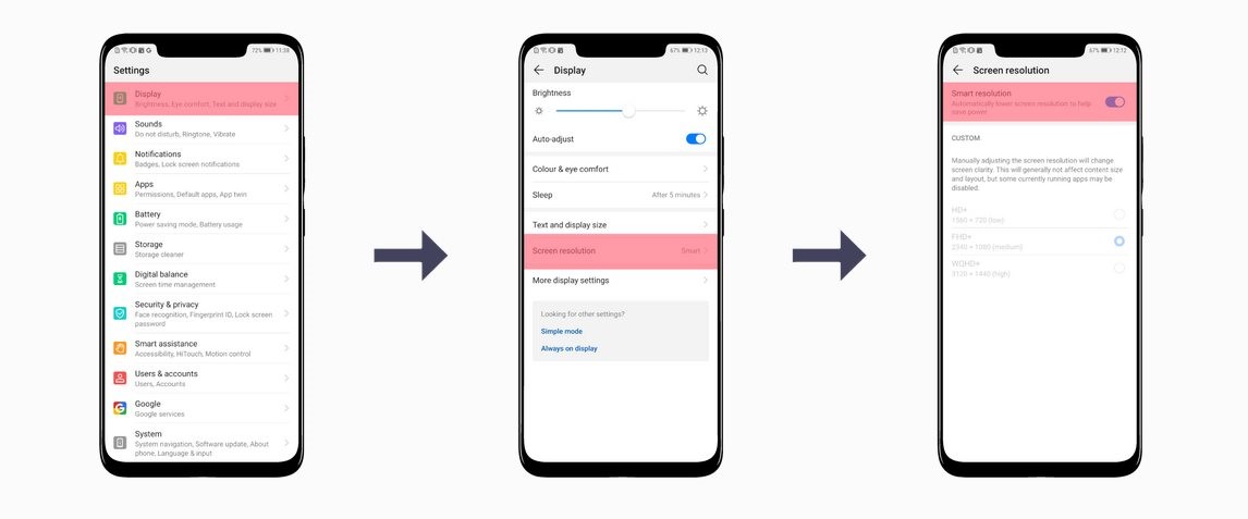 گوشی&zwnj;های هوآوی چه قابلیت&zwnj;هایی برای کاهش مصرف باتری دارند