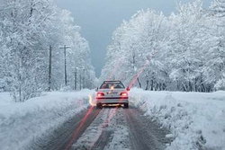ترافیک نیمه سنگین در محورهای تهران-لواسان و کرج-قزوین/بارش برف در محور کرج-چالوس