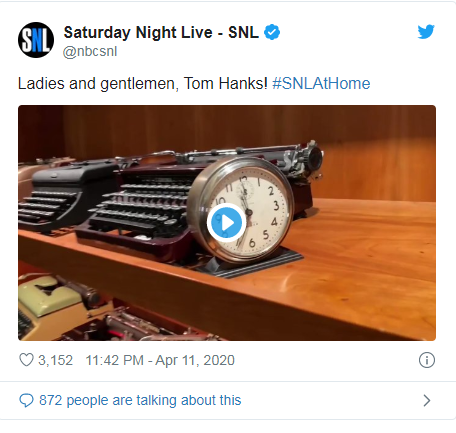 اولین اجرای تلویزیونی تام هنکس پس از درمان کرونا / عکس اولین اجرای تلویزیونی تام هنکس پس از درمان کرونا / عکس