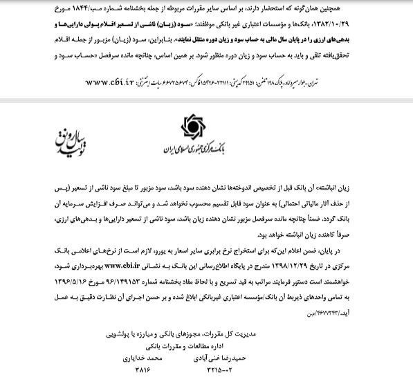 بخشنامه مهم بانک مرکزی: بانکها مجاز به افزایش ۲۰ درصدی نرخ ارز شدند بخشنامه مهم بانک مرکزی: بانکها مجاز به افزایش ۲۰ درصدی نرخ ارز شدند