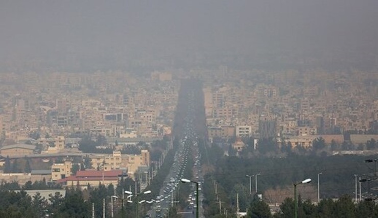 هوای تهران از نیمروز آلوده شد