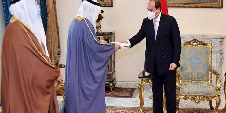 نامه امیر کویت به «السیسی» برای پایان دادن به بحران قطر