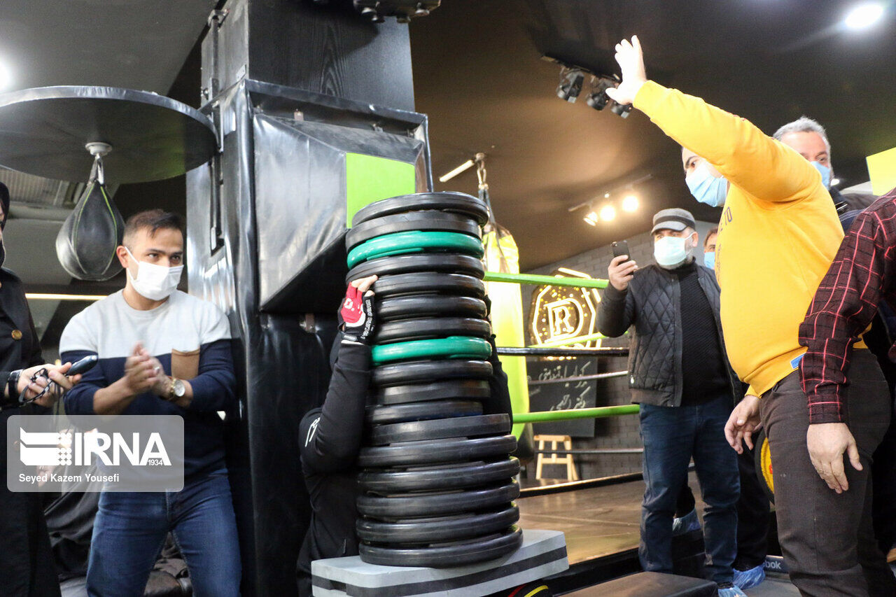 ثبت رکورد ملی توسط قوی‌ترین زن ایران