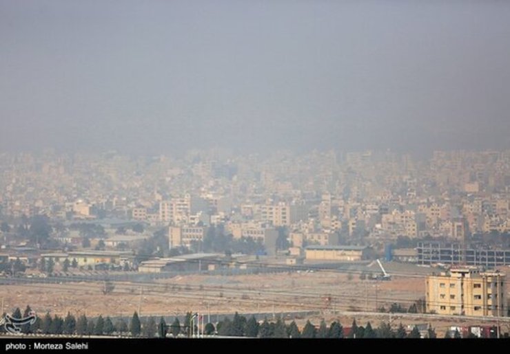 تداوم آلودگی هوای تهران در دمای یک درجه