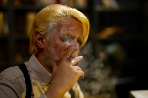 گریم عجیب امیرمحمد «عمو پورنگ» در اولین فیلم سینمایی‌اش/عکس