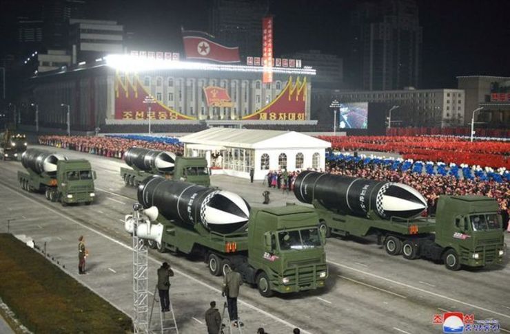 کره شمالی از موشک‌های بالستیک دریاپرتاب جدید رونمایی کرد