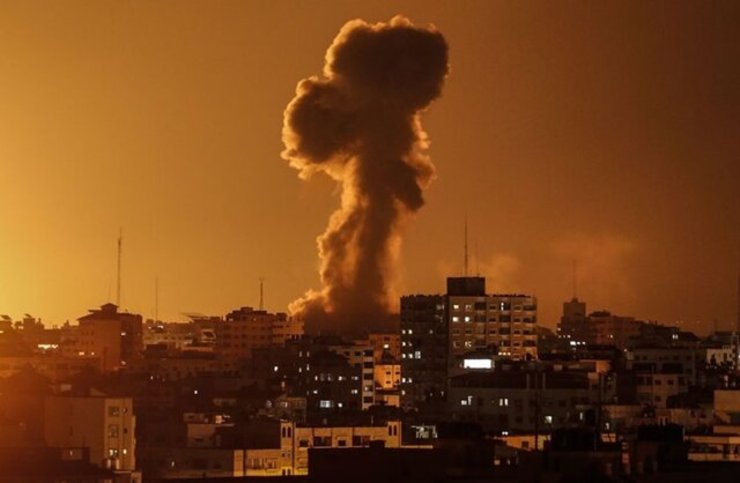 حمله بامدادی رژیم صهیونیستی به غزه