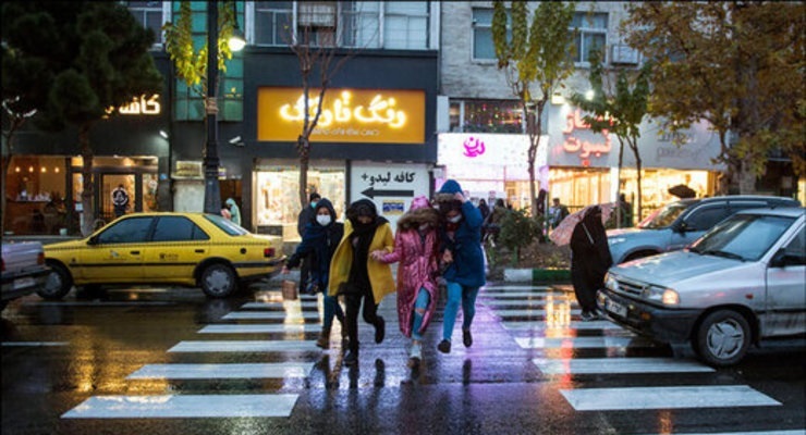 بارش باران و برف در این مناطق ایران/ پایتخت بارانی می‌شود