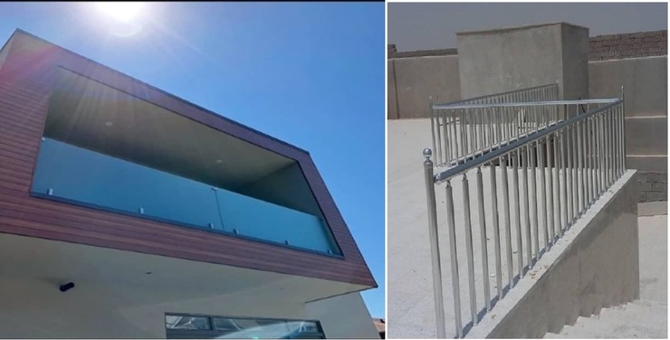 کاربرد نرده استیل، حفاظ استیل و نرده شیشه‌ای در معماری مدرن