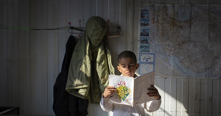 تصاویر| مدرسه‌ای بدون برنامه شاد و اینترنت در پیرانشهر
