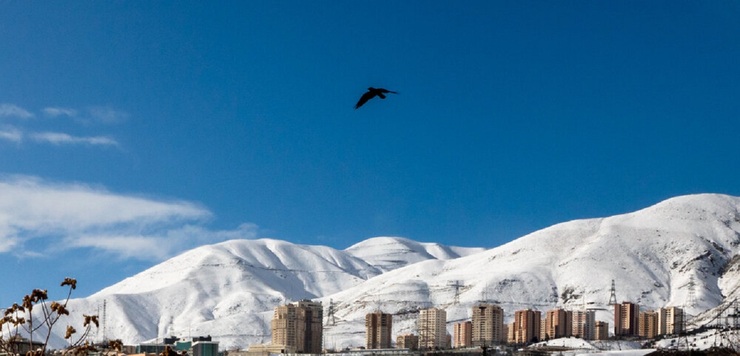 تصاویر| آسمان پاک تهران