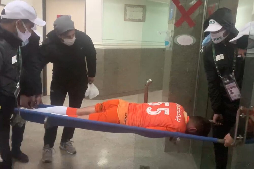 مصدومیت شدید بازیکن سابق پرسپولیس/عکس