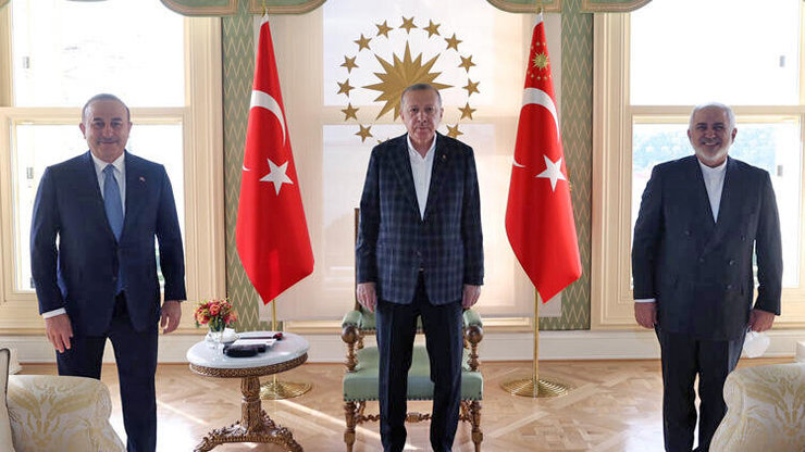 ظریف با اردوغان دیدار کرد