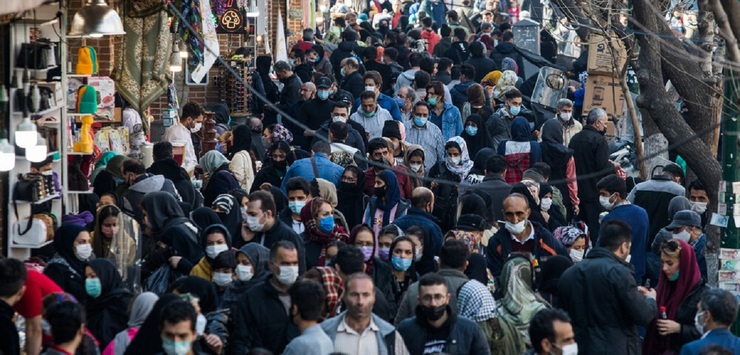 تصاویر| ازدحام عجیب مردم در بازار تهران