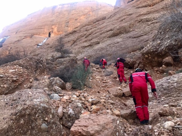 سقوط مرگبار مرد و زن کوهنورد از ارتفاعات کوه سرخ شیراز