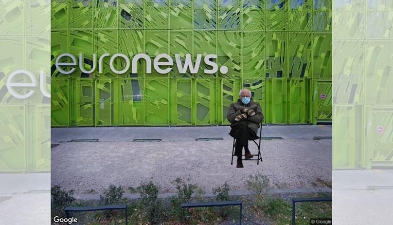 عکس| جنجال دستکش‌های برنی سندرز در مراسم تحلیف بایدن؛ سندرز به تهران آمد!