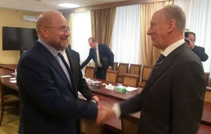 قالیباف و دبیر شورای امنیت ملی روسیه دیدار کردند
