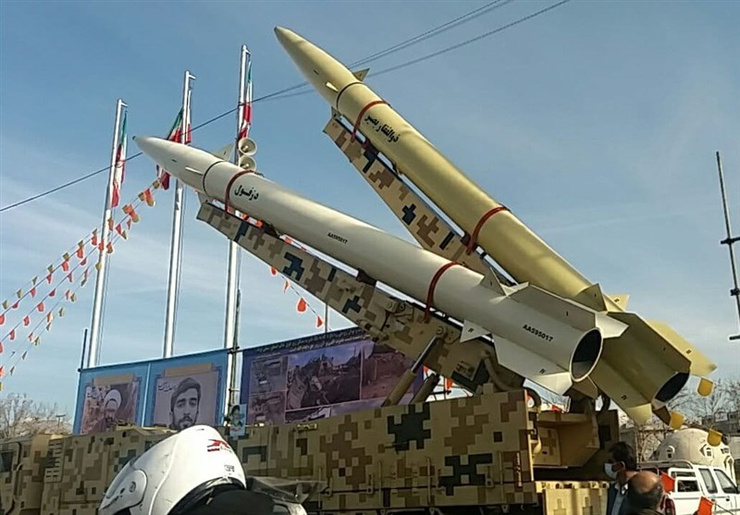 عکس| نمایش موشک‌های بالستیک سپاه در تهران
