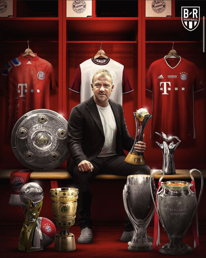 همه افتخارات هانسی فلیک در یک سال/عکس