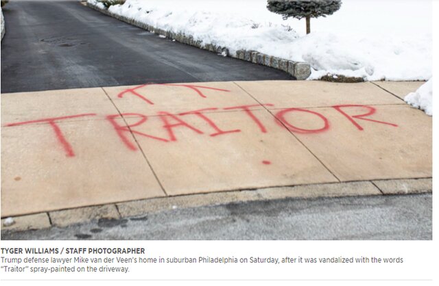 وکیل ترامپ از حمله به منزلش و تهدید به مرگ انتقاد کرد وکیل ترامپ از حمله به منزلش و تهدید به مرگ انتقاد کرد