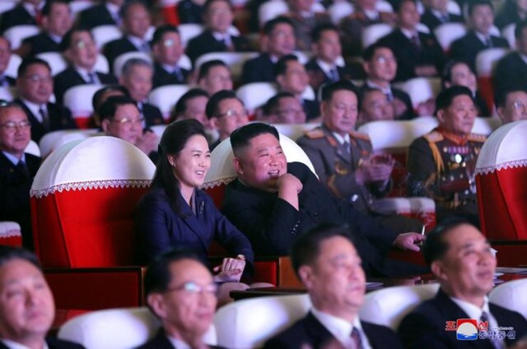 همسر رهبر کره شمالی آفتابی شد