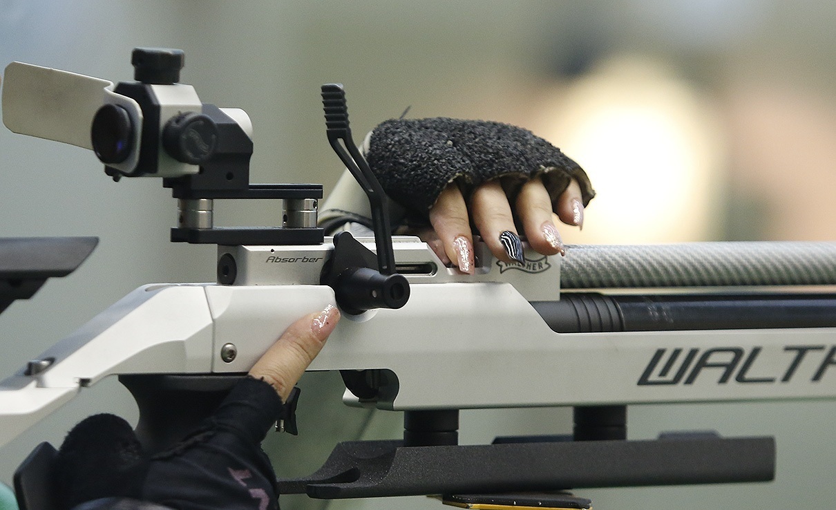 تصاویر| مسابقات تیراندازی زنان