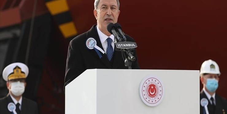 وزیر دفاع ترکیه: موضع خود را در دریای اژه تغییر نخوهیم داد