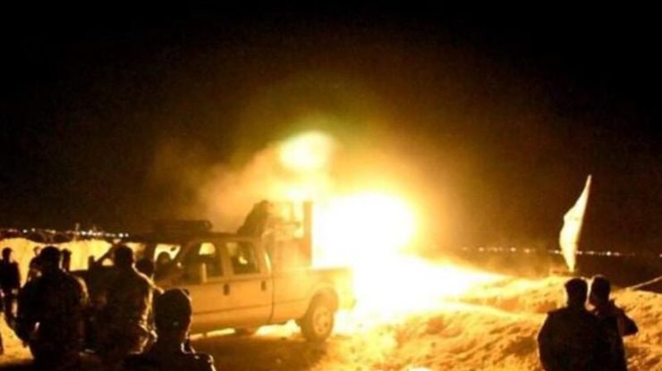 حمله داعش به مواضع تیپ ۲۲ سازمان الحشد الشعبی/۱۰ نیروی الحشد الشعبی شهید شدند