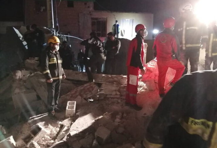 عکس| انفجار مرگبار سه واحد مسکونی در کرمان