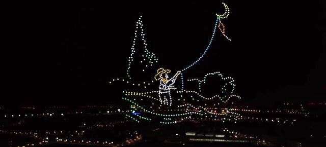 عکس | چینیها شاهکار هنری را به آسمان بردند عکس | چینیها شاهکار هنری را به آسمان بردند