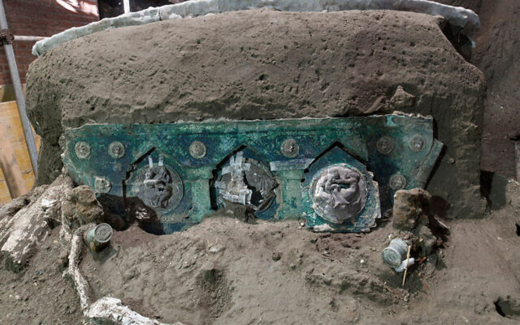 عکس| یک کشف بی‌نظیر تاریخی در ویرانه‌های پمپئی