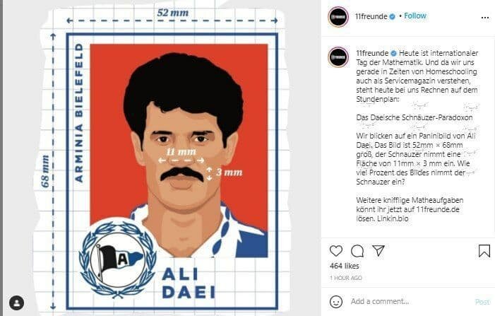 آموزش ریاضی با سبیل علی دایی!/عکس