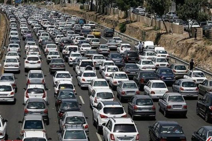 وضعیت ترافیکی جاده‌ها در آخرین روز کاری ۹۹