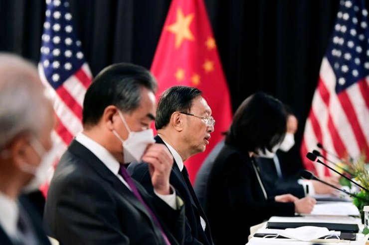 درگیری دیپلمات‌های آمریکایی و چینی