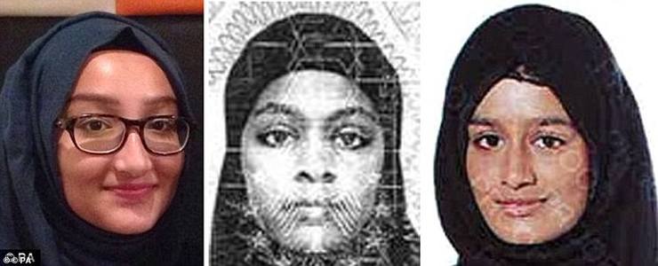 عکس| عروس جنجالی داعش، حجاب‌اش را برداشت