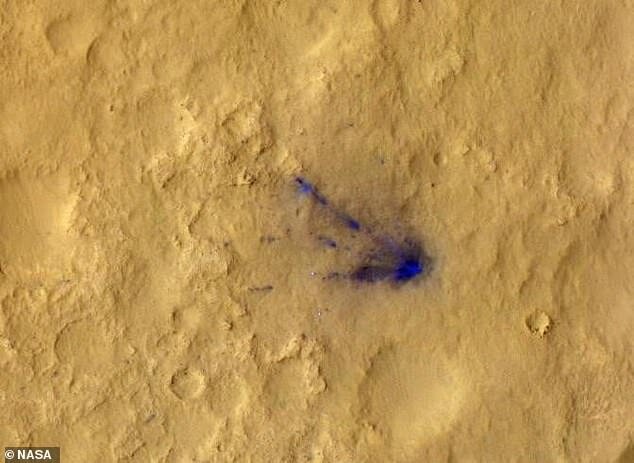 ناسا تصاویری از محل سقوط سیستم ناسا تصاویری از محل سقوط سیستم