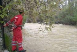 یک نفر در رودخانه کرج مفقود شد