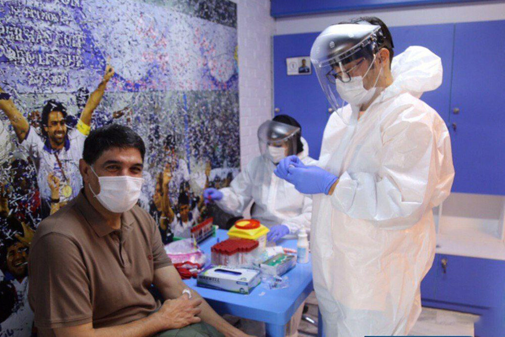 استقلالی‌ها تست کرونا دادند/عکس