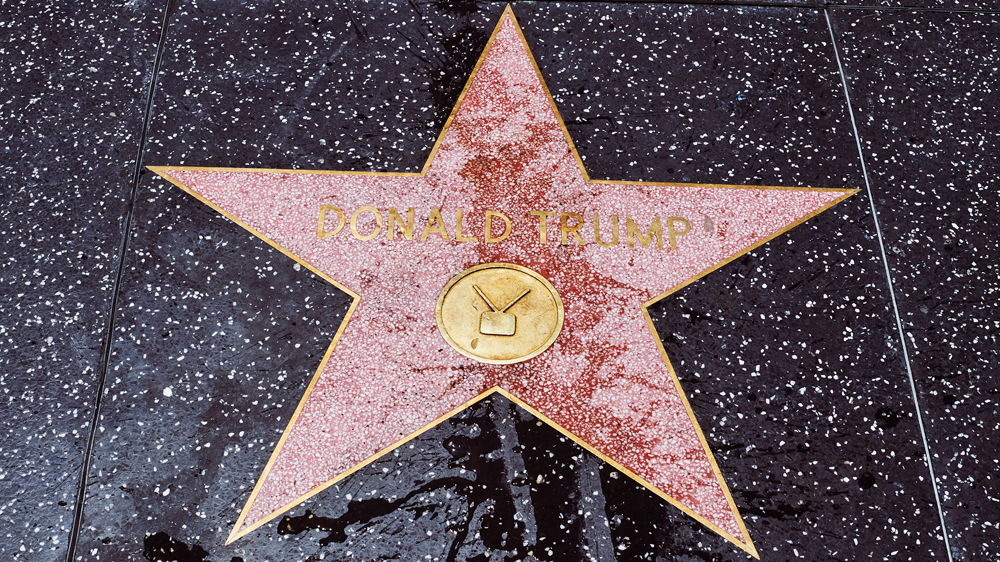 ستاره مشاهیر ترامپ در هالیوود مخدوش شد/ عکس ستاره مشاهیر ترامپ در هالیوود مخدوش شد/ عکس