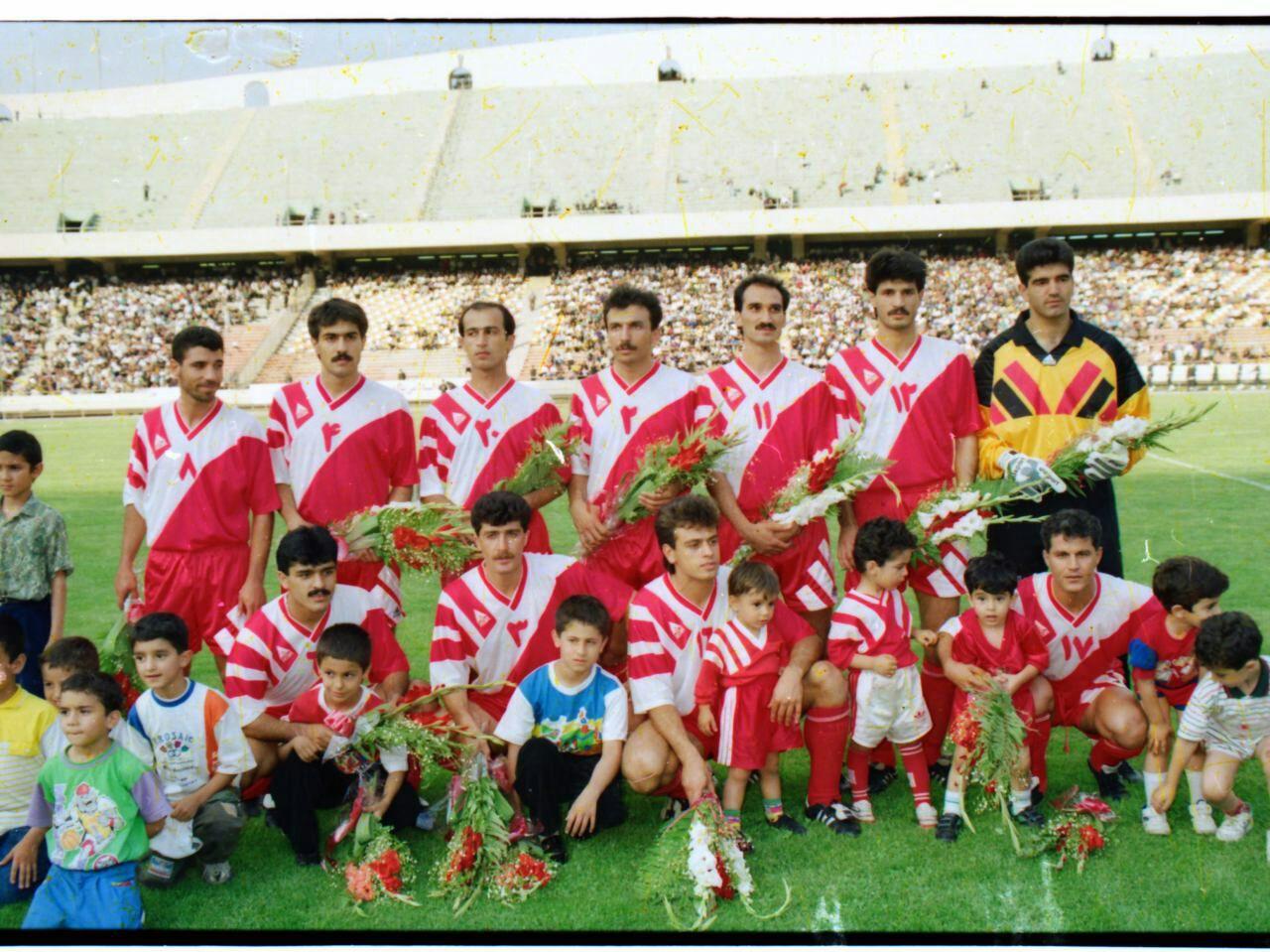 روزی که علی دایی برای اولین بار لباس پرسپولیس را پوشید/عکس