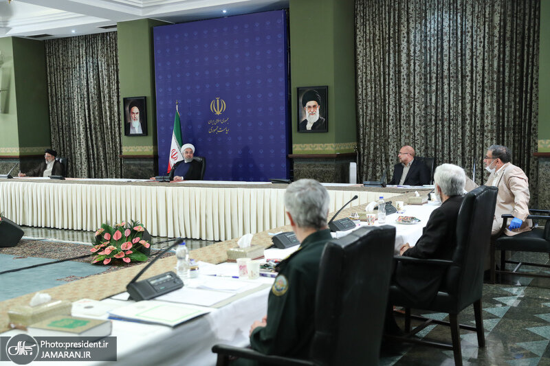 تصویری از اولین جلسه شورای عالی امنیت ملی با ترکیب جدید سران قوا/ هم قالیباف آمد هم ظریف و شمخانی