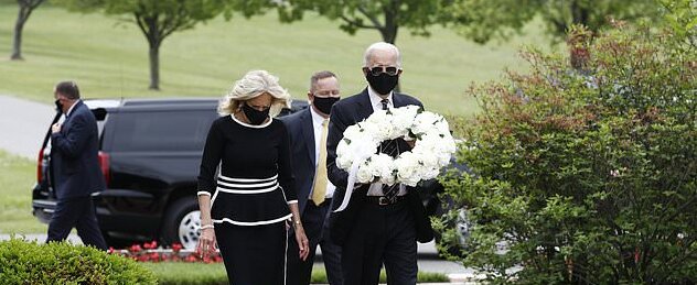 جو بایدن سرانجام پس از ۲ ماه رویت شد جو بایدن سرانجام پس از ۲ ماه رویت شد