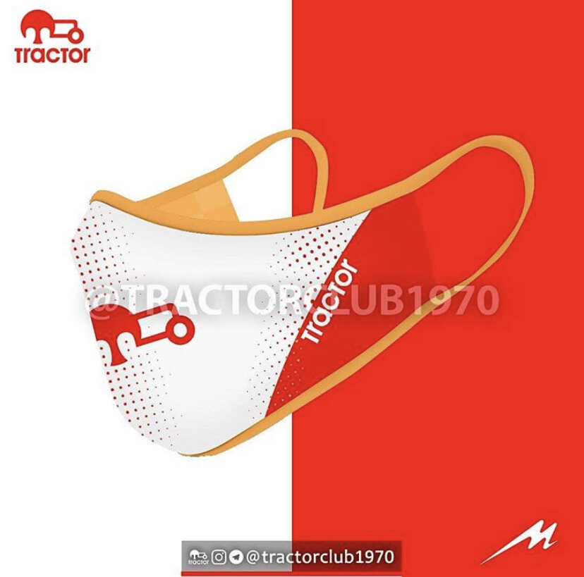 از ماسک اختصاصی باشگاه تراکتور رونمایی شد/عکس