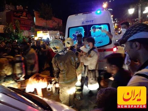 13 کشته در آتش سوزی کلینیک شمال تهران +عکس