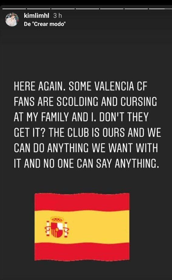 عکس| استوری جنجالی دختر مالک باشگاه والنسیا عکس| استوری جنجالی دختر مالک باشگاه والنسیا