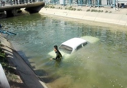 دزفول: 2 کشته در سقوط مرگبار پیکان به داخل کانال آب