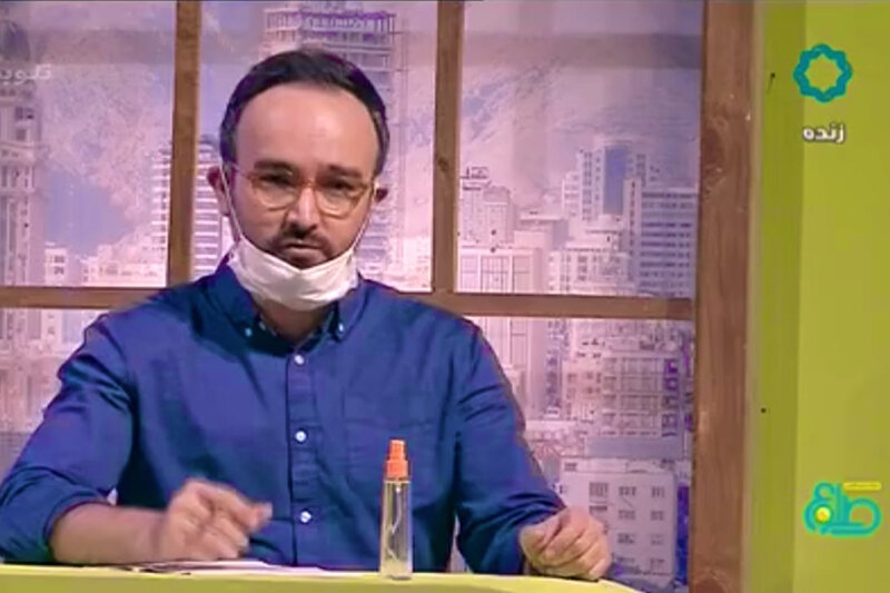 استفاده نمادین از ماسک در صداوسیما+تصاویر