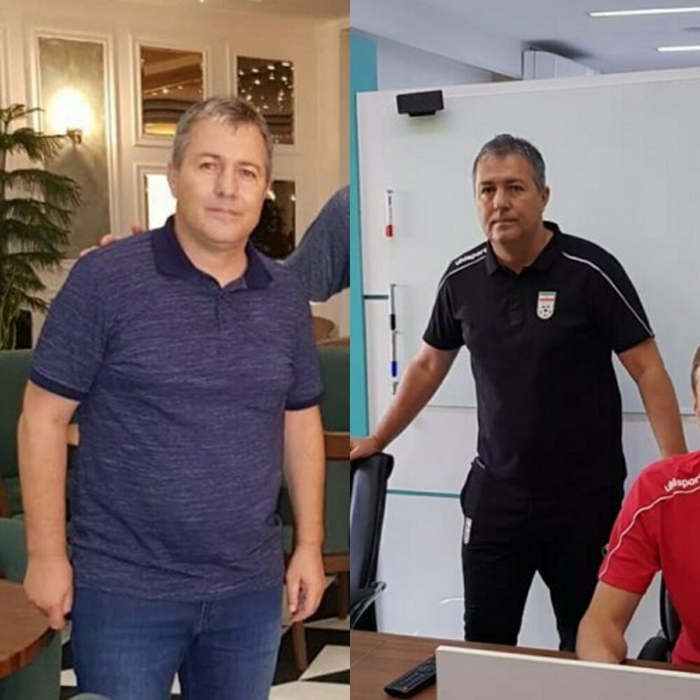 اضافه وزن عجیب سرمربی تیمملی/عکس اضافه وزن عجیب سرمربی تیمملی/عکس